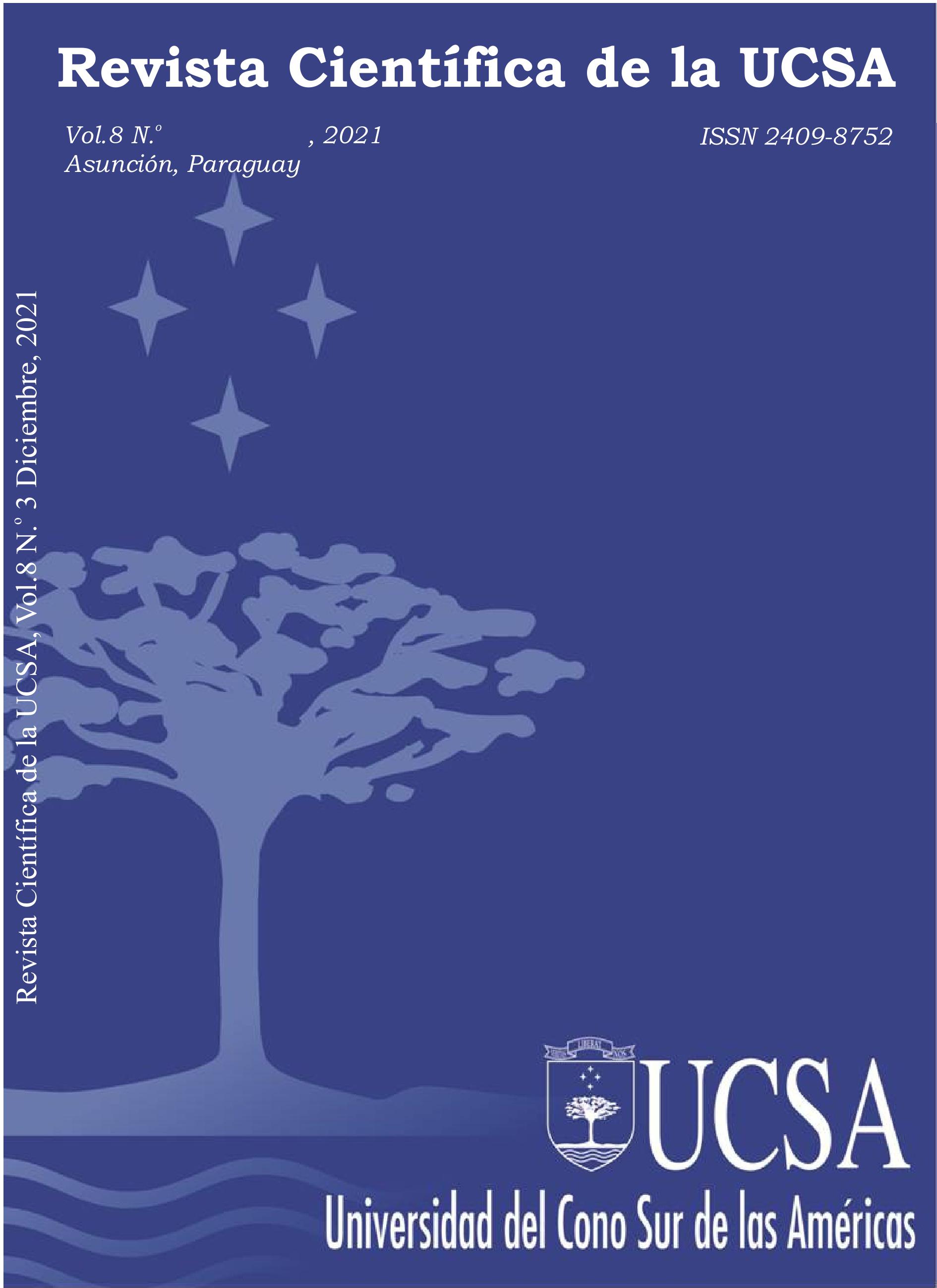 					Ver Vol. 8 Núm. 3 (2021): Revista Científica de la UCSA
				