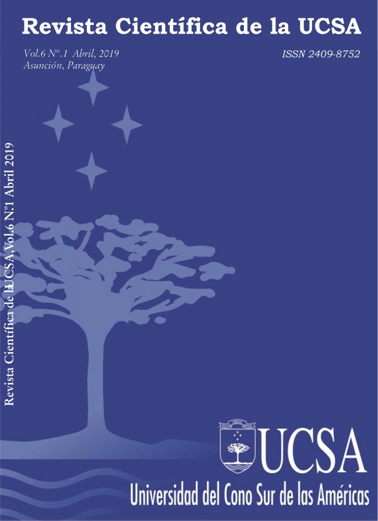 					Ver Vol. 6 Núm. 1 (2019): Revista Científica de la UCSA
				