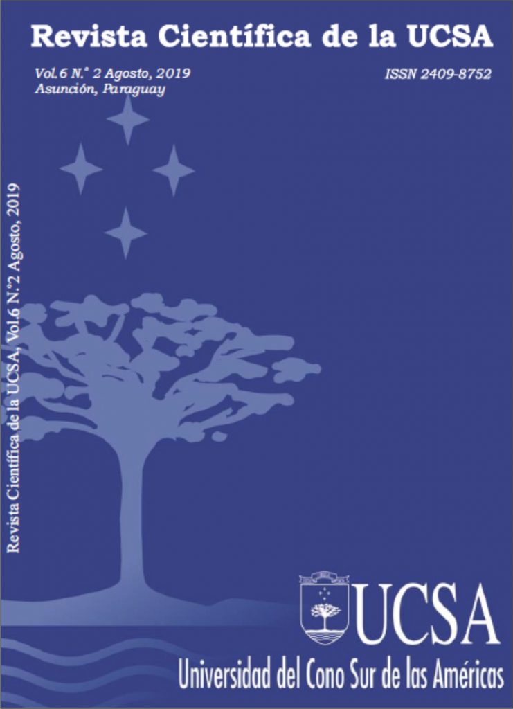 					Ver Vol. 6 Núm. 2 (2019): Revista Científica de la UCSA
				