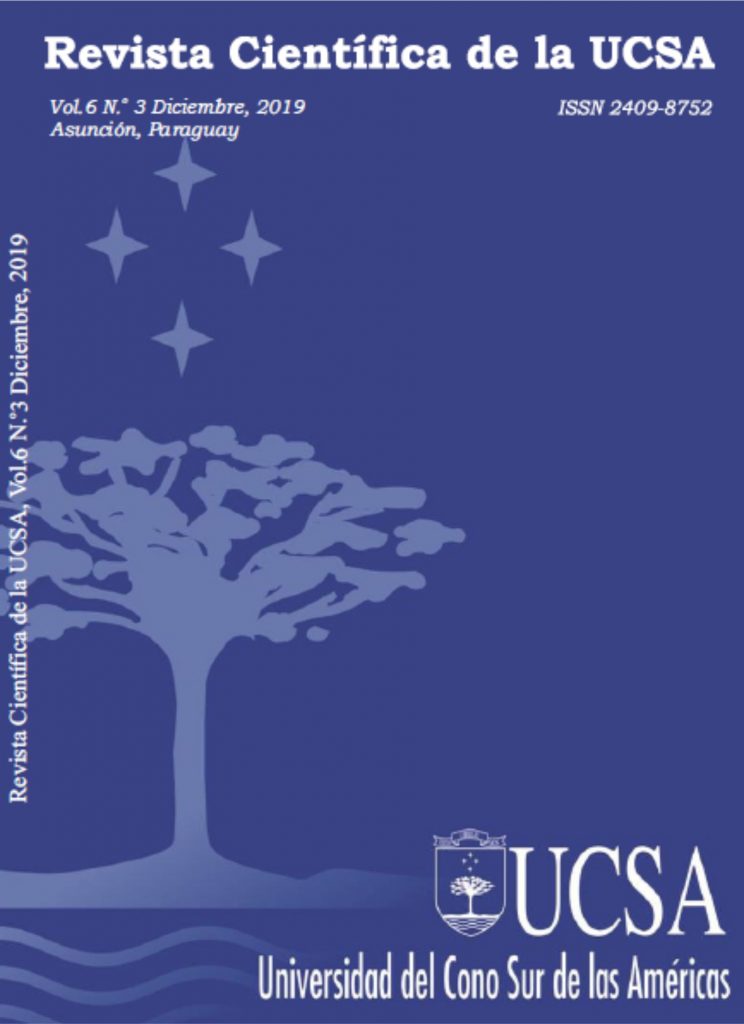 					Ver Vol. 6 Núm. 3 (2019): Revista Científica de la UCSA
				