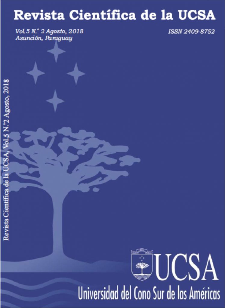 					Ver Vol. 5 Núm. 2 (2018): Revista Científica de la UCSA
				