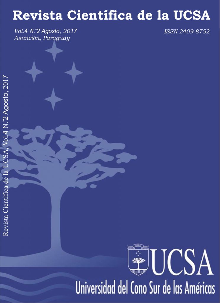 					Ver Vol. 4 Núm. 2 (2017): Revista Científica de la UCSA
				